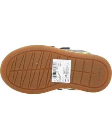Sportif pour Garçon CLARKS FAWN SOLO T GRIS