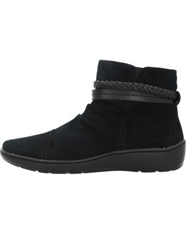 Stivaletti per Donna CLARKS CORA BRAIDBOOT NEGRO