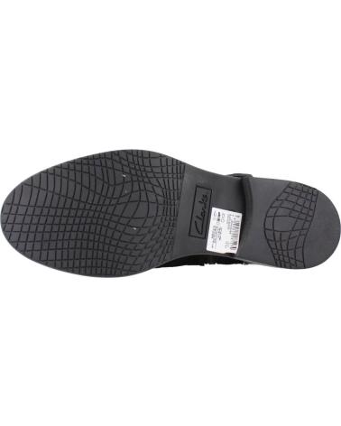 Botines de Mujer CLARKS JENNA BIKER NEGRO