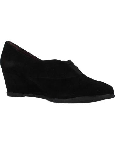 Chaussures compensées pour Femme STONEFLY EMILY II 3 GOAT SUEDE NEGRO