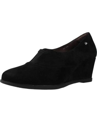Chaussures compensées pour Femme STONEFLY EMILY II 3 GOAT SUEDE NEGRO