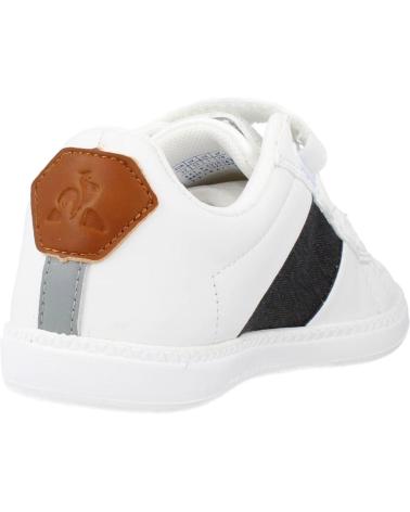 Esportes  de Menina e Menino LE COQ SPORTIF COURTCLASSIC PS BLACK JEAN BLANCO