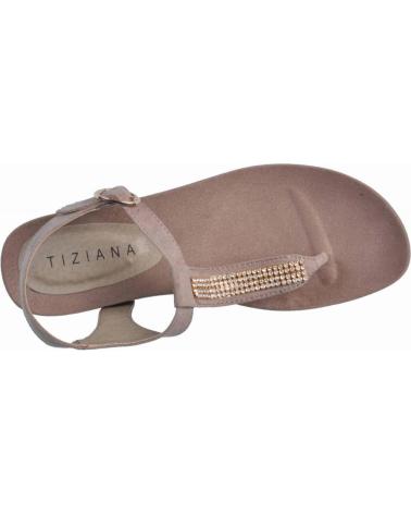 Sandalias de Mujer TIZIANA SICILIA MARRON CLARO