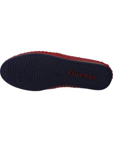 Man Mocasines FLUCHOS 8592F ROJO
