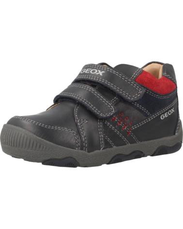 GEOX ZAPATILLAS DE PIEL B N BALU B B B640PB-8522 PARA BEBE NINO GRIS
