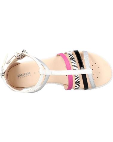 Sandálias de Menina GEOX J SANDAL KARLY GIRL BLANCO