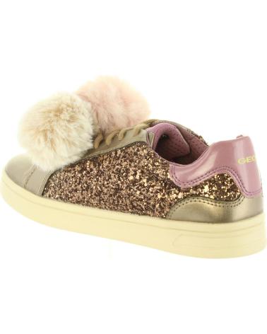 Schuhe für Mädchen GEOX J824MD 0EWNF J DJROCK C6015 DK BRONZE