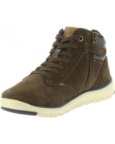 Stivaletti per Bambina e Bambino GEOX J843NA 022BC J XUNDAY C0947 BROWN-NAVY