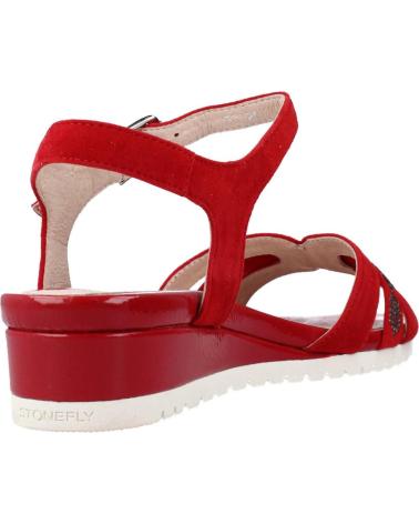 Sandali per Donna STONEFLY CHER 3 GOAT SUEDE ROJO