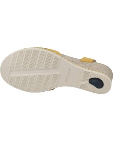 Zapatos de cuña per Donna STONEFLY 211098 AMARILLO