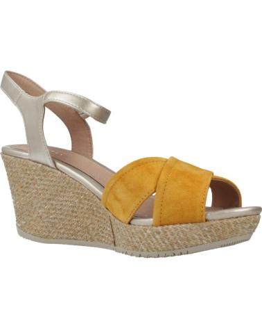 Zapatos de cuña per Donna STONEFLY MARLENE II 5 VEL-LAM NARANJA