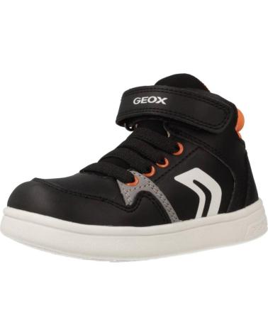 boy Mid boots GEOX B DJROCK BOY NEGRO