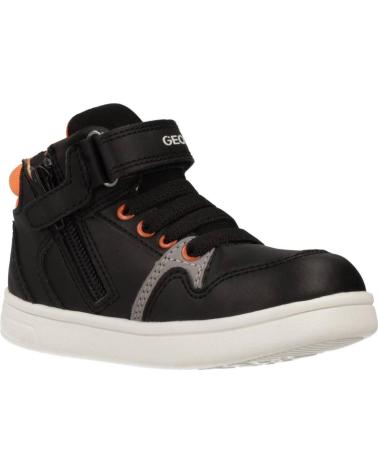 boy Mid boots GEOX B DJROCK BOY NEGRO