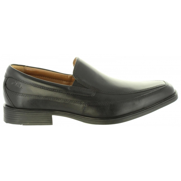 Schuhe für Herren CLARKS 26110312 TILDEN BLACK LEATHER