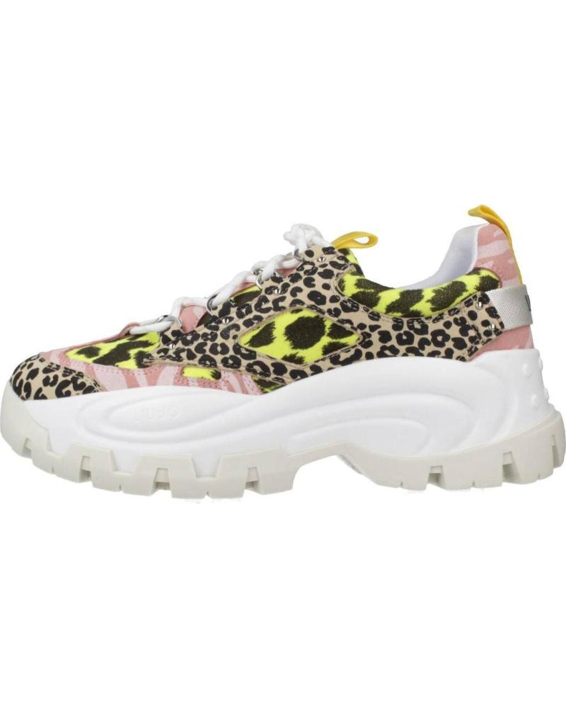 Zapatillas deporte pour Femme LIU JO WAVE 01 - SNEAKER BLAC ANIMAL PRINT