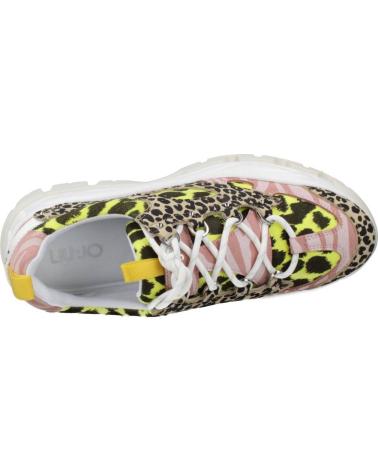Zapatillas deporte pour Femme LIU JO WAVE 01 - SNEAKER BLAC ANIMAL PRINT