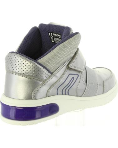 Botines de Niña GEOX J848DA 000NF J XLED C1284 SILVER-VIOLET