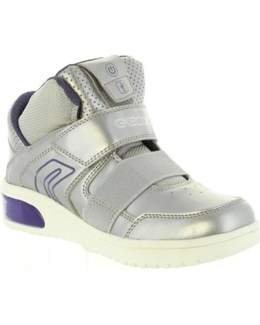 Botines de Niña GEOX J848DA 000NF J XLED C1284 SILVER-VIOLET