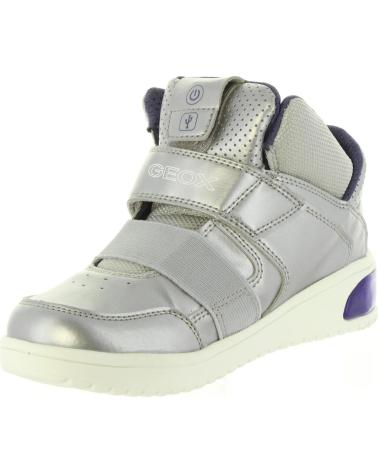 Botines de Niña GEOX J848DA 000NF J XLED C1284 SILVER-VIOLET