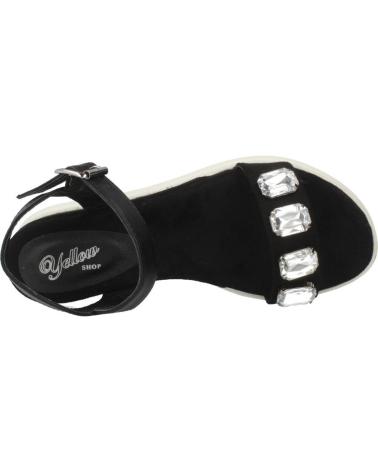 Sandalen für Damen YELLOW AISHA NEGRO