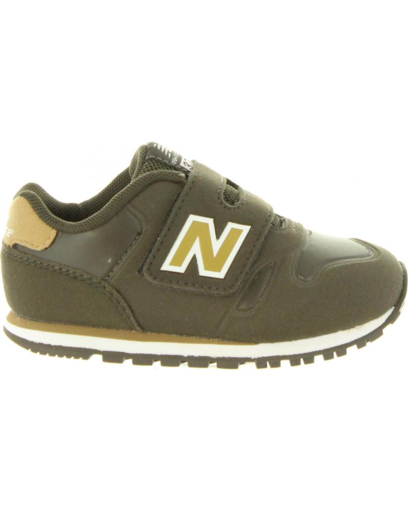 Scarpe sport per Bambina e Bambino NEW BALANCE KA373S3I VERDE-DORADO