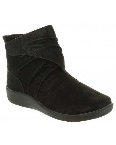 Botines de Mujer CLARKS 26137566 SILLIAN BLACK SYNTHETIC