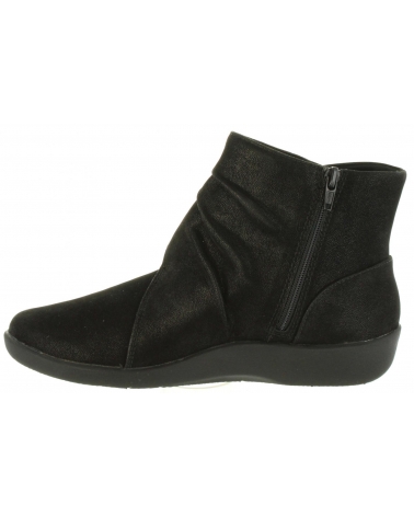 Botines de Mujer CLARKS 26137566 SILLIAN BLACK SYNTHETIC
