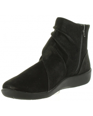 Botines de Mujer CLARKS 26137566 SILLIAN BLACK SYNTHETIC