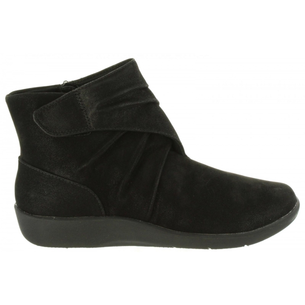 Botines de Mujer CLARKS 26137566 SILLIAN BLACK SYNTHETIC