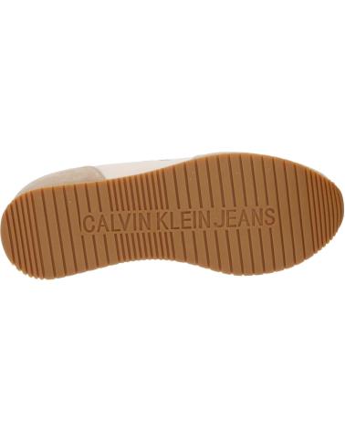 Zapatillas deporte de Hombre CALVIN KLEIN YM0YM00804 RETRO RUNNER 0F5 EGGSHELL-TRAVERTINE-MERLOT