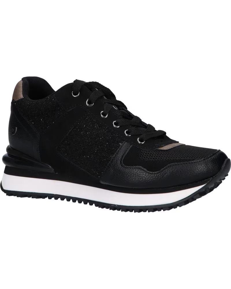 TÊNIS CASUAL FEMININO GIOSEPPO 67380 PRETO NEGRO
