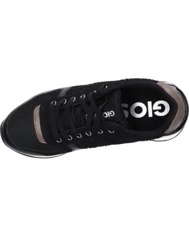 TÊNIS CASUAL FEMININO GIOSEPPO 67380 PRETO NEGRO