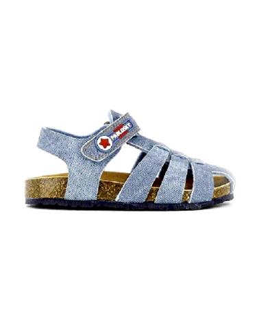 girl and boy Sandals PABLOSKY - SANDALIA CANGREJERA BIO VELCRO AZUL JEANS