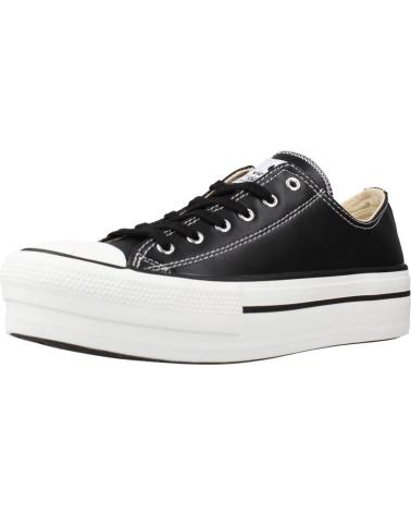 Zapatillas deporte de Mujer victoria DEPORTIVA TRIBU 1061106 DOBLE EFECTO PIEL NEGRO