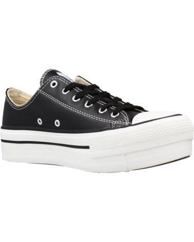 Zapatillas deporte de Mujer victoria DEPORTIVA TRIBU 1061106 DOBLE EFECTO PIEL NEGRO