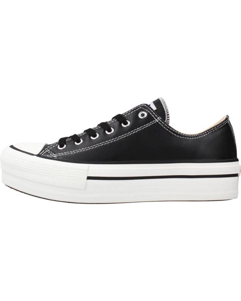 Zapatillas deporte de Mujer victoria DEPORTIVA TRIBU 1061106 DOBLE EFECTO PIEL NEGRO