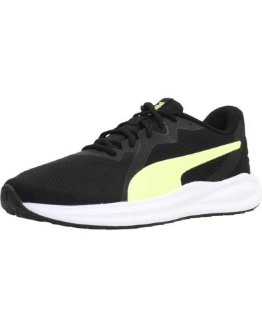 Esportes  de Homem e Mulher e Menino PUMA TWITCH RUNNER 376289 NEGRO-AMARILLO FLUOR NEGRO
