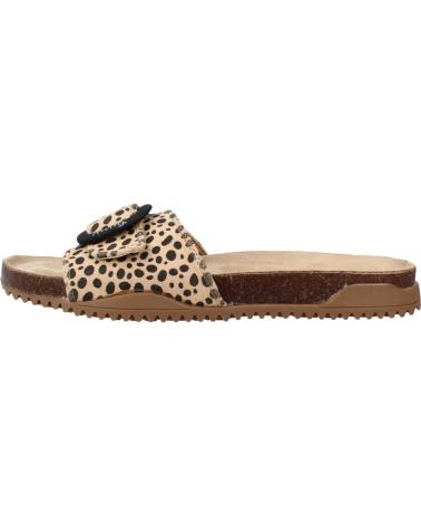MTNG MUSTANG 51767M ANIMAL PRINT PANTOLETTEN BEIGE ANIMAL PRINT