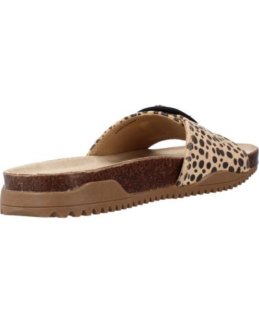 MTNG MUSTANG 51767M ANIMAL PRINT PANTOLETTEN BEIGE ANIMAL PRINT