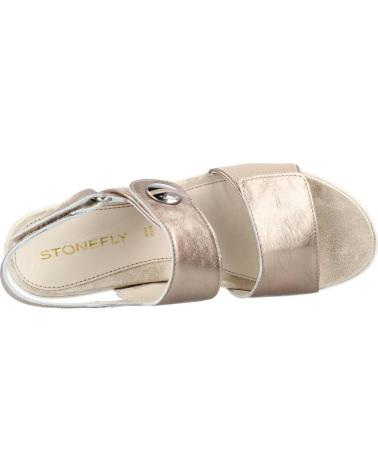 Woman Sandals STONEFLY AQUA III 12 LAMINATED LTH ORO