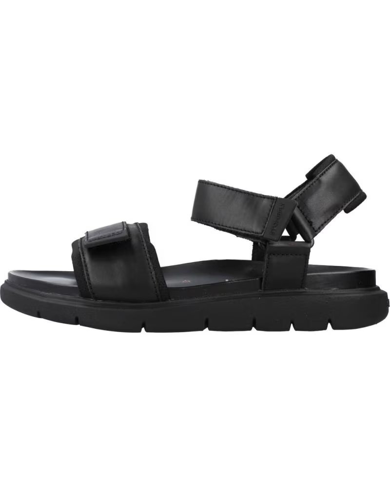Man Sandals STONEFLY HYDRA 4 TEXTILE-CALF LTH NEGRO