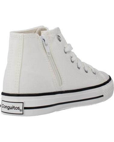 Scarpe sport per Bambina e Bambino conguitos ZAPATILLAS ALTAS UNISEX 28302 BLANCO