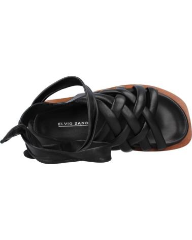 Sandalen für Damen ELVIO ZANON EQ0906X NEGRO