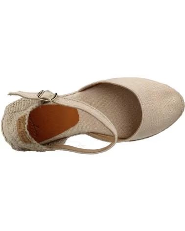 TONI PONS LAIA BEIGE WEDGE SANDALS PEDRA