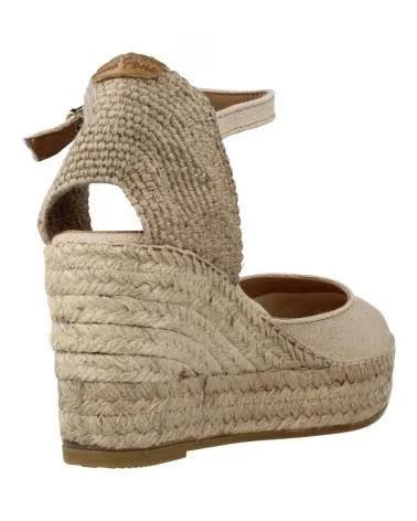 TONI PONS LAIA BEIGE WEDGE SANDALS PEDRA