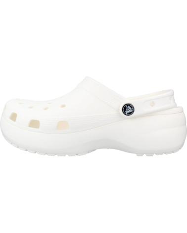 Zuecos de Mujer CROCS CLASSIC PLATFORM CLOG W BLANCO
