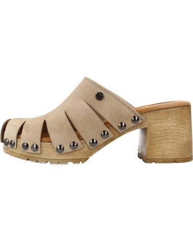 Zuecos de Mujer PORRONET 2880P MARRON CLARO