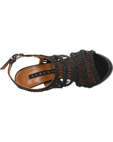 Sandalias de Mujer ALBANO 124468 NEGRO
