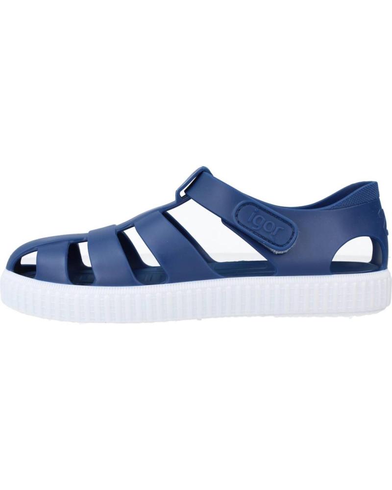 SANDALI CANGREJERAS IGOR NICO ACQUA BLU MARINO PER BAMBINI AZUL