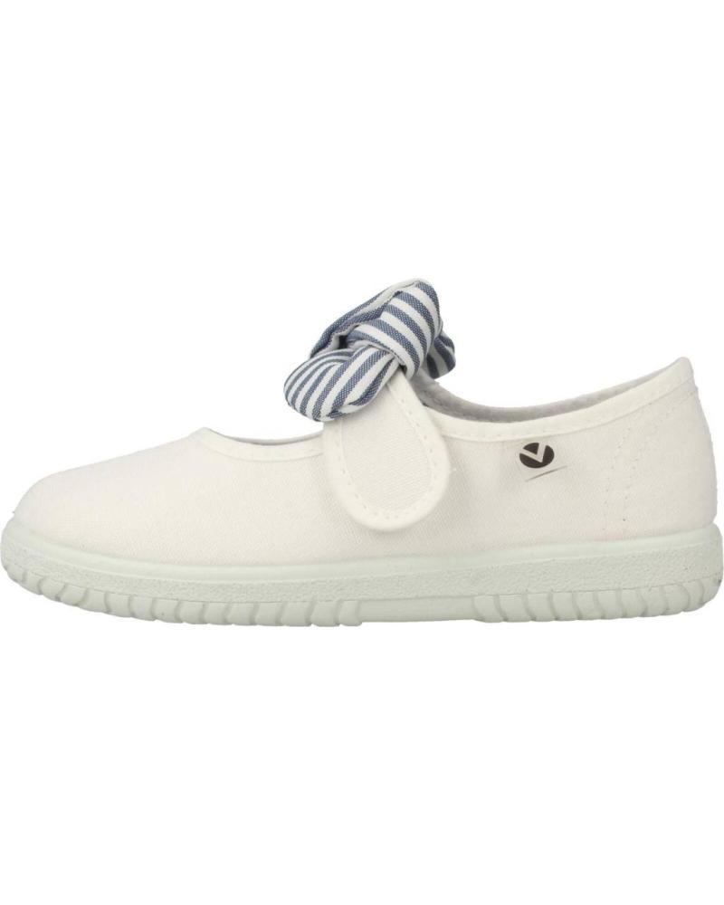 Ballerines pour Fille victoria MERCEDITA OJALA 105110 LAZO RAYAS BLANCO